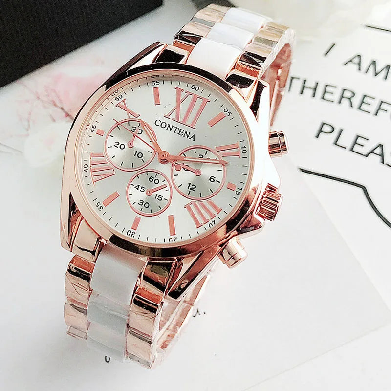 Reloj de pulsera de cuarzo en diferentes colores