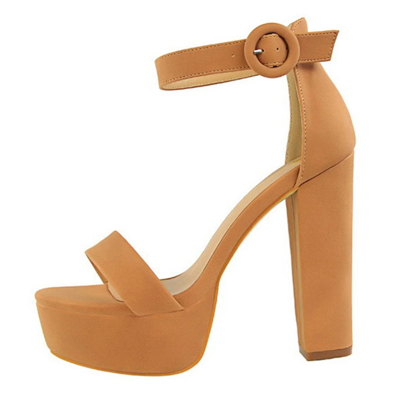 Sandalias negras 13 cm