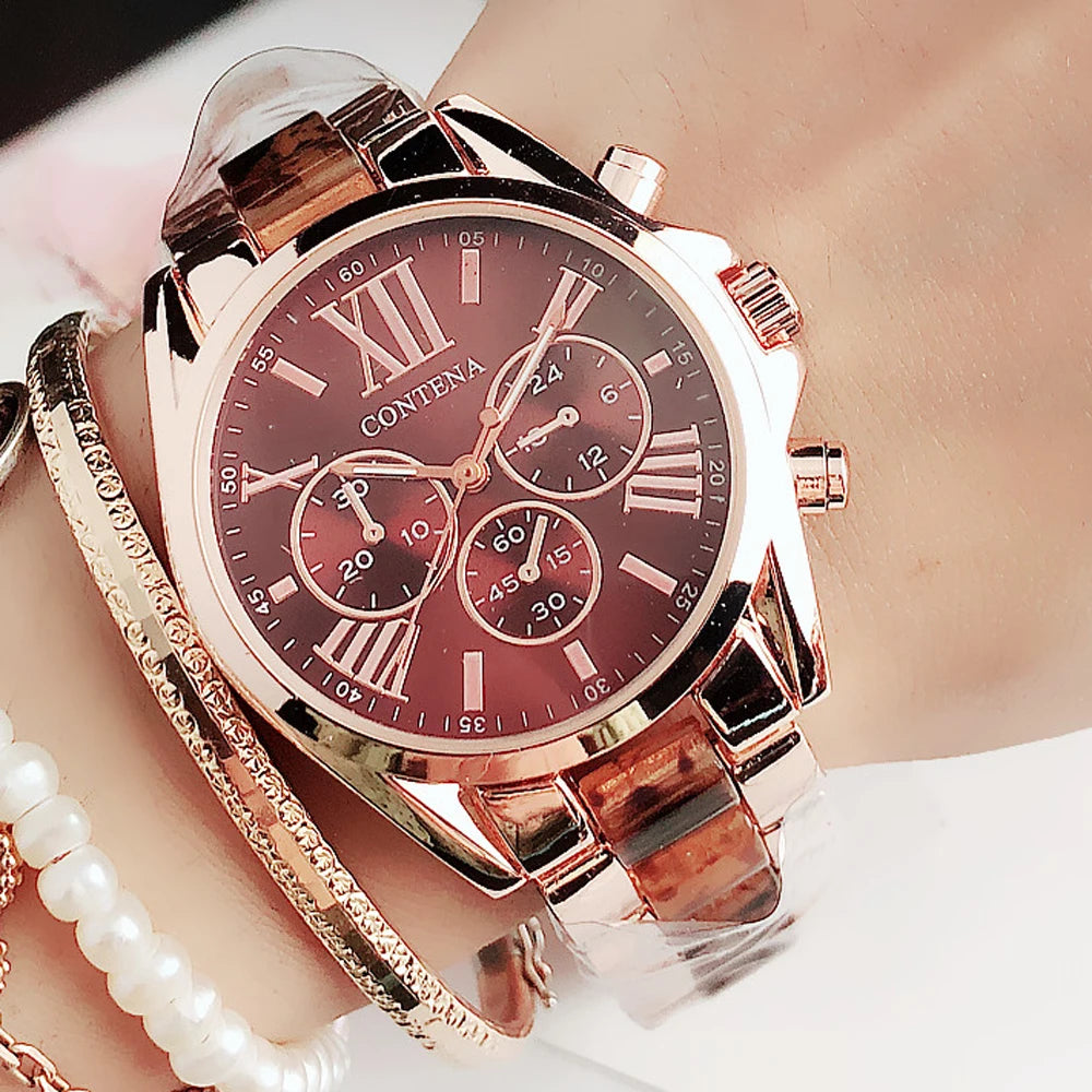 Reloj de pulsera de cuarzo en diferentes colores