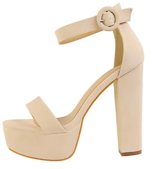 Sandalias negras 13 cm