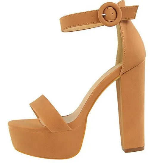 Sandalias negras 13 cm