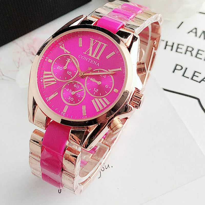 Reloj de pulsera de cuarzo en diferentes colores