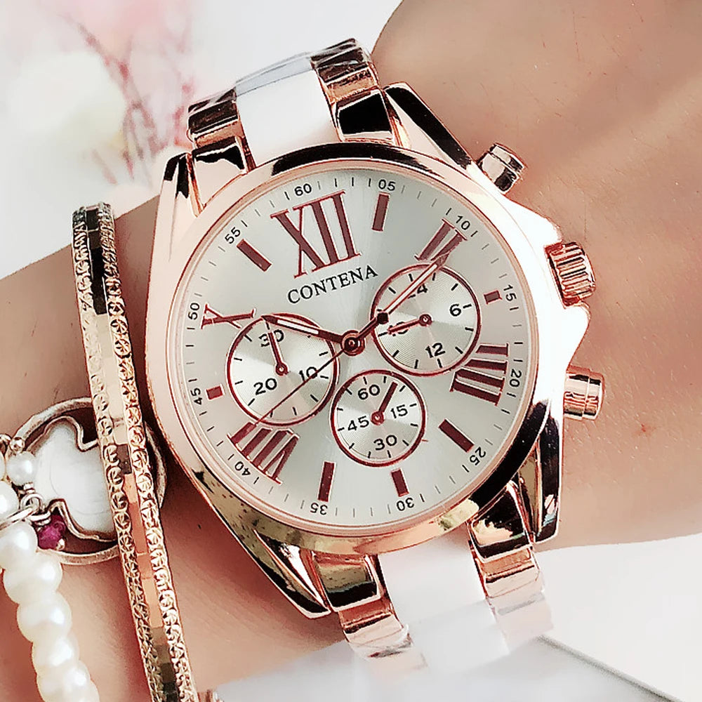 Reloj de pulsera de cuarzo en diferentes colores