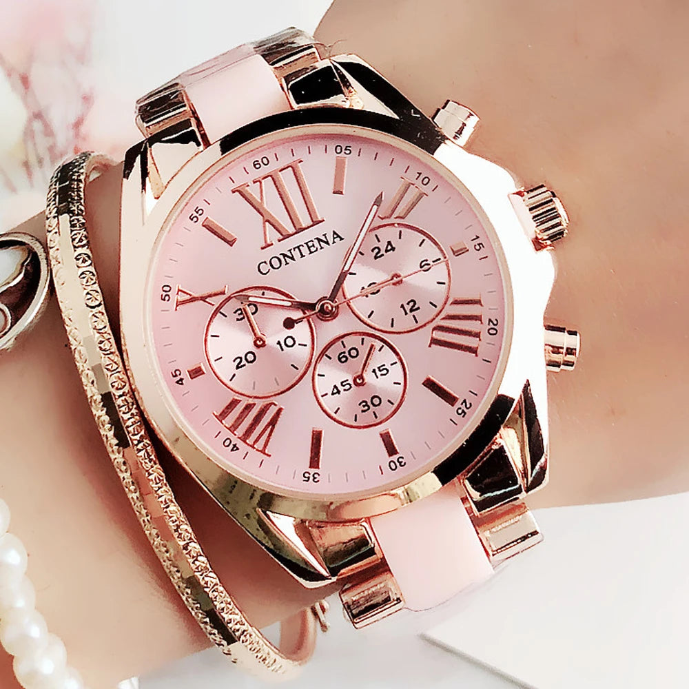 Reloj de pulsera de cuarzo en diferentes colores