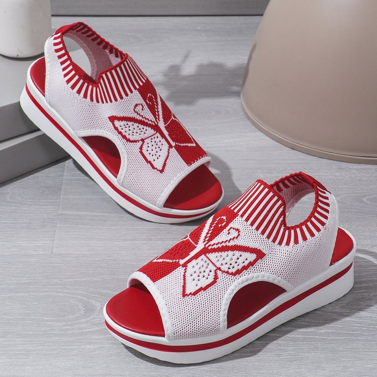 Sandalias deportivas mariposa