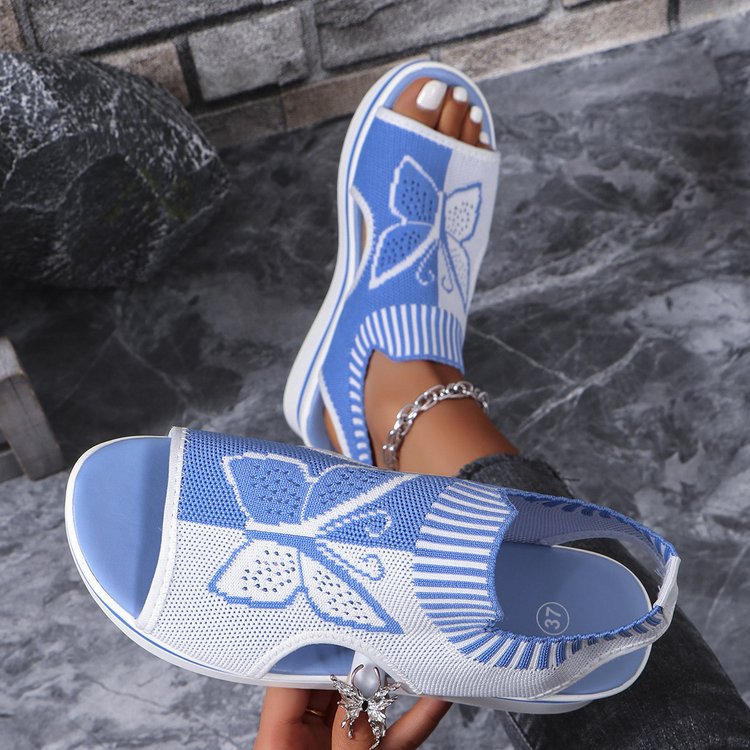 Sandalias deportivas mariposa