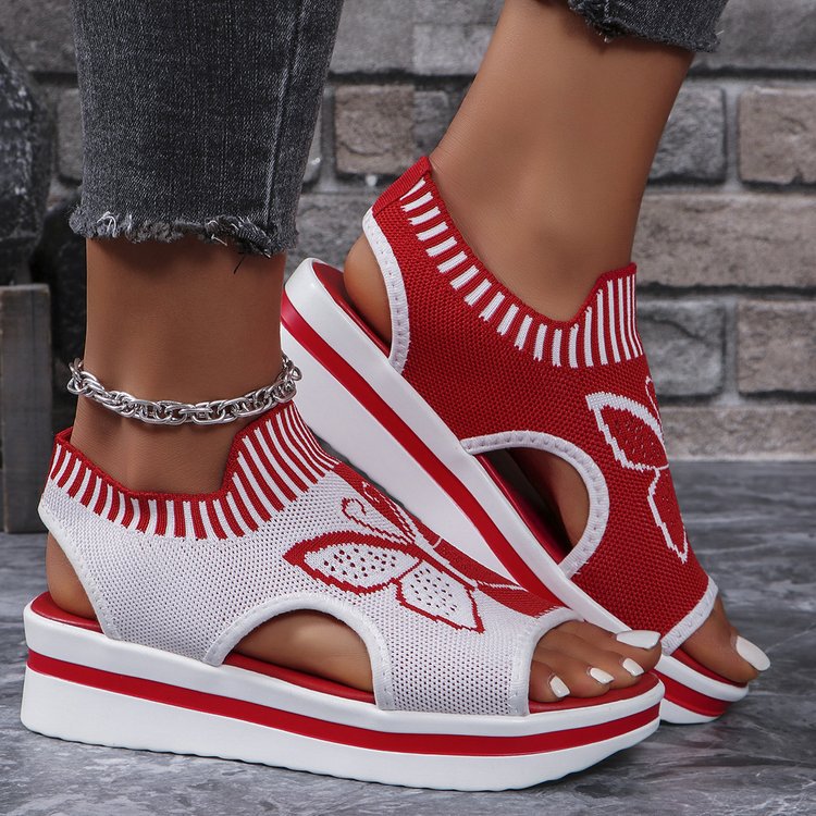 Sandalias deportivas mariposa