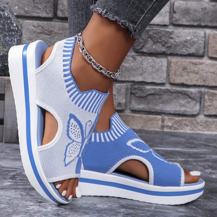 Sandalias deportivas mariposa