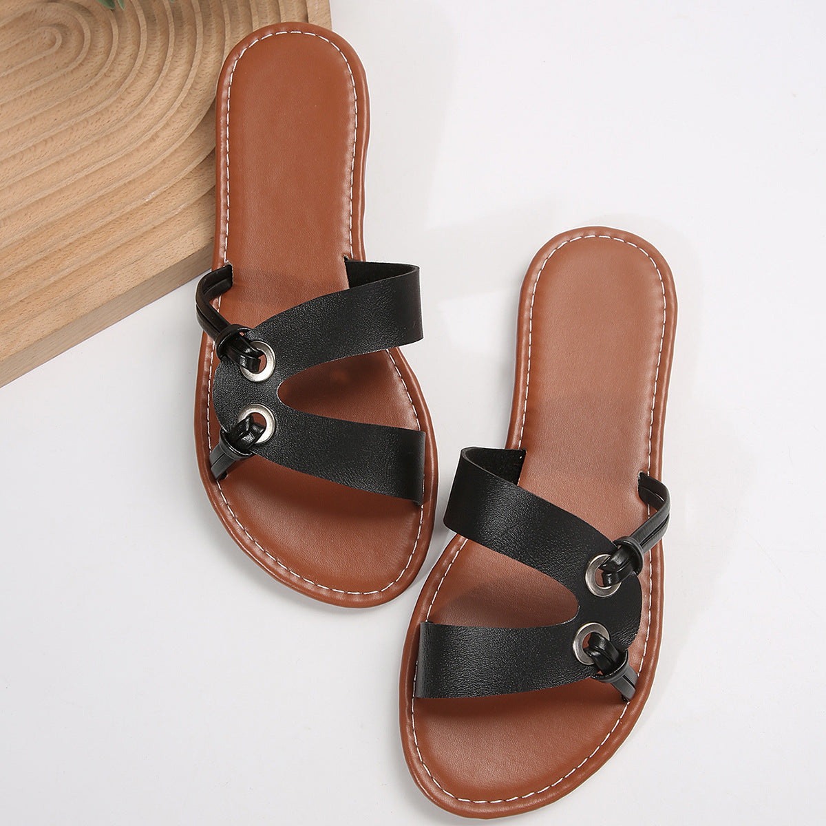 Sandalias de dos nudos