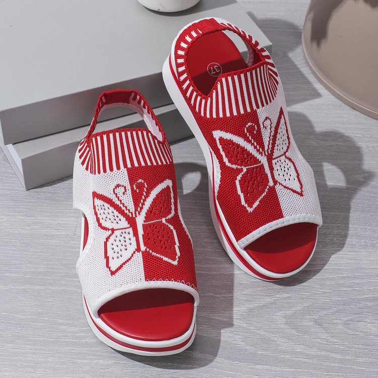 Sandalias deportivas mariposa