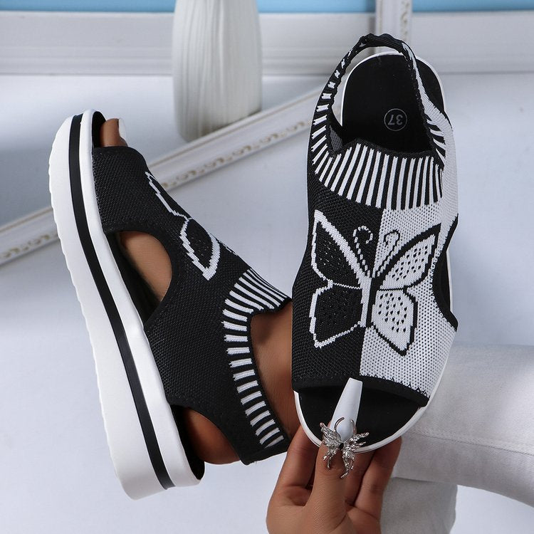 Sandalias deportivas mariposa