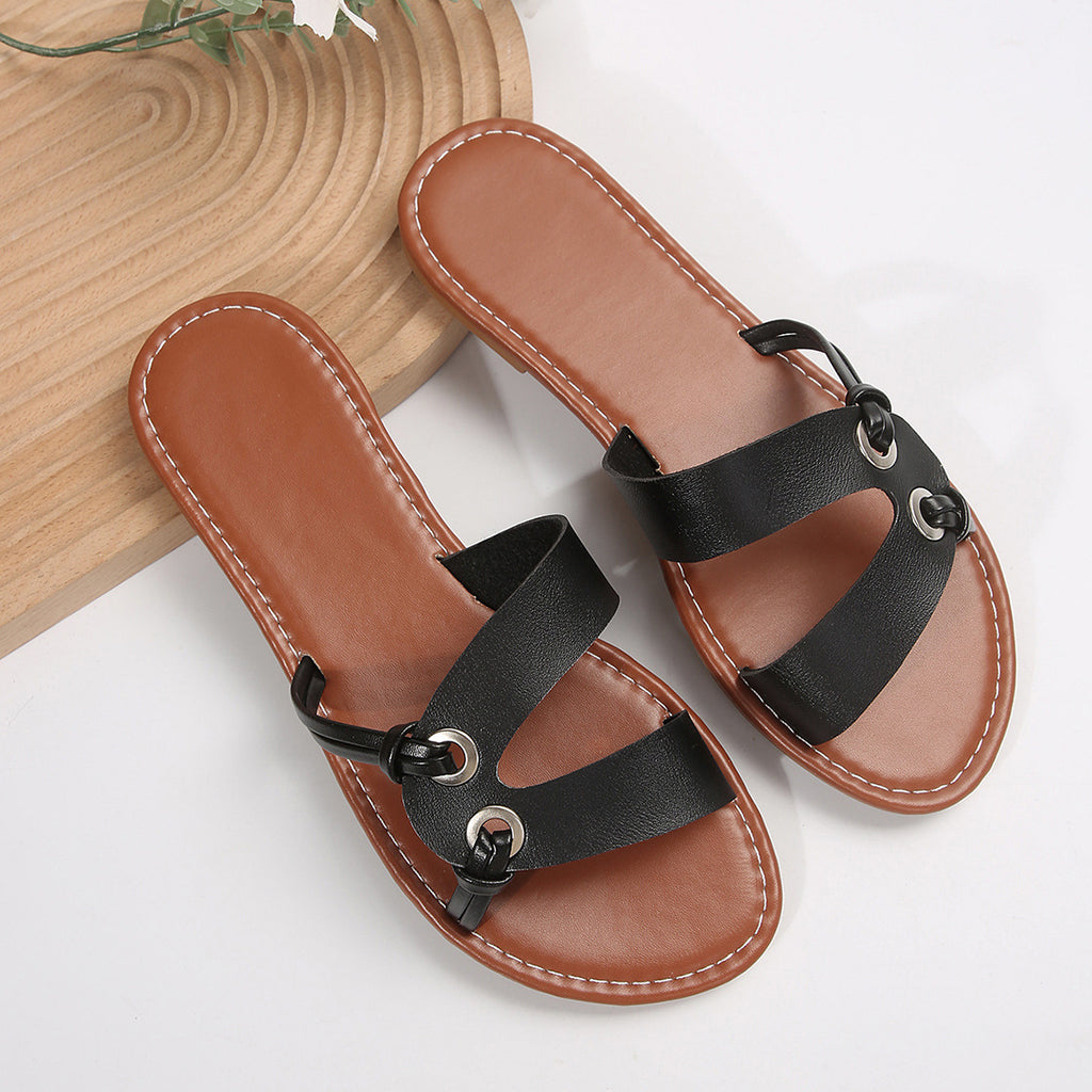 Sandalias de dos nudos