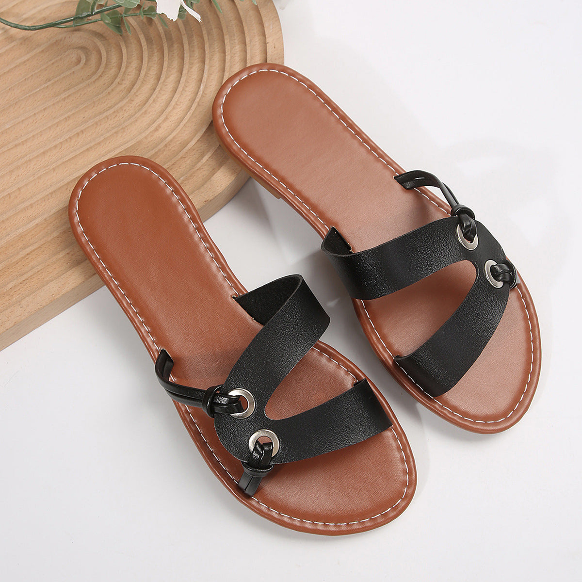 Sandalias de dos nudos