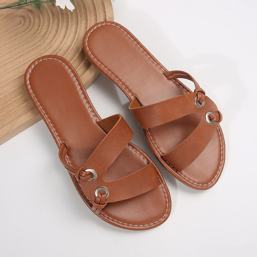 Sandalias de dos nudos