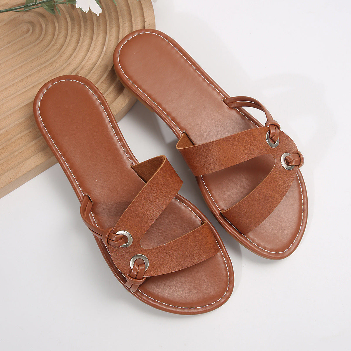 Sandalias de dos nudos