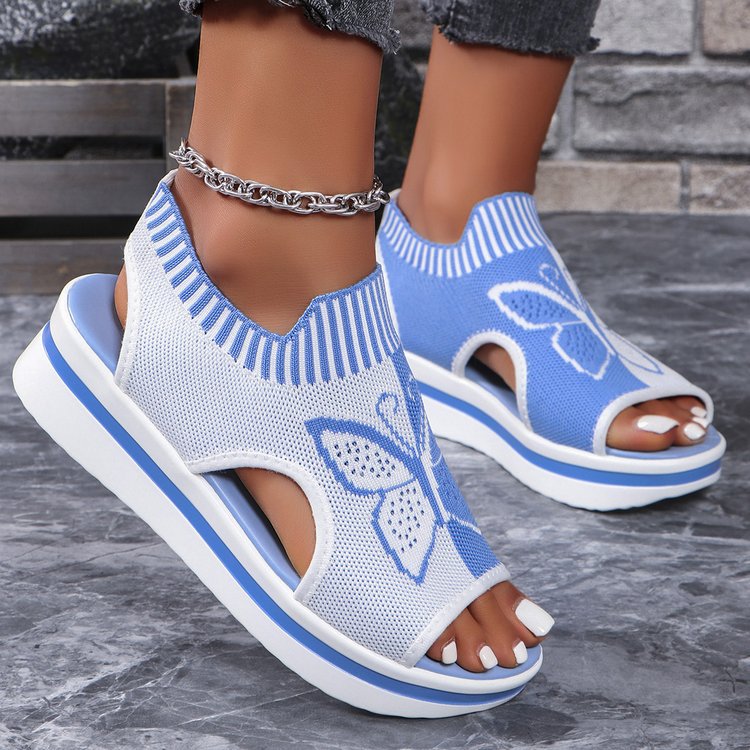 Sandalias deportivas mariposa