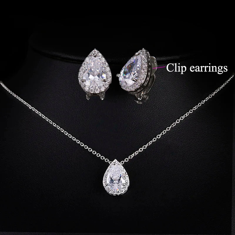 Conjunto de joyería nigeriana con circonita