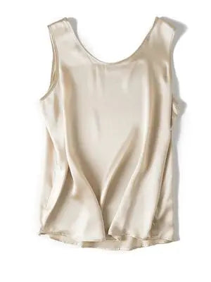 Camiseta básica de seda de SuyaDream.
