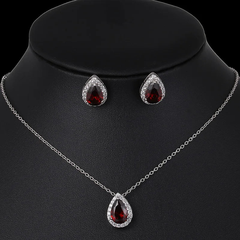 Conjunto de joyería nigeriana con circonita