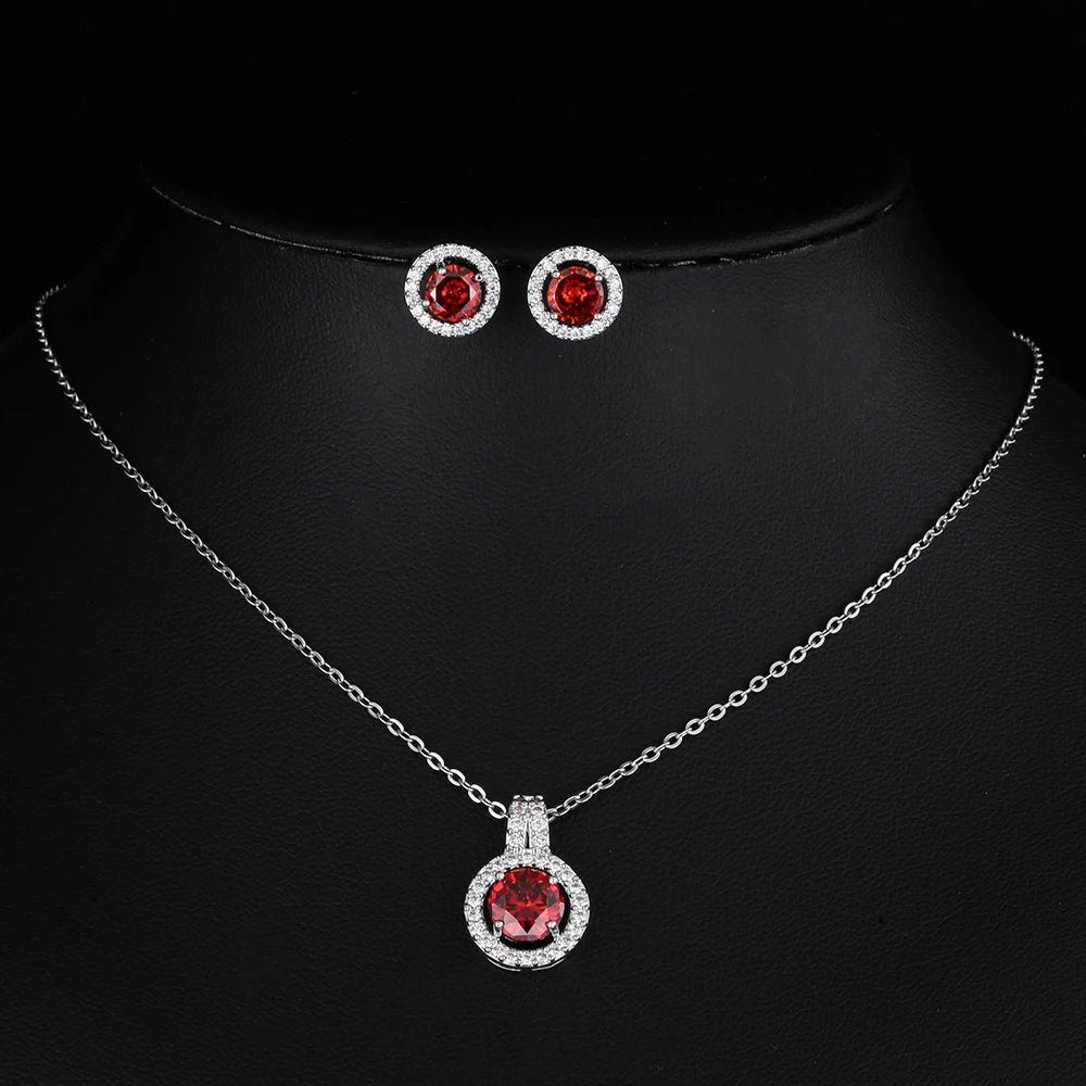 Conjunto de joyería nigeriana con circonita