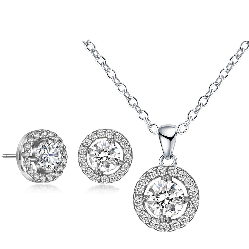 Conjunto de joyería nigeriana con circonita