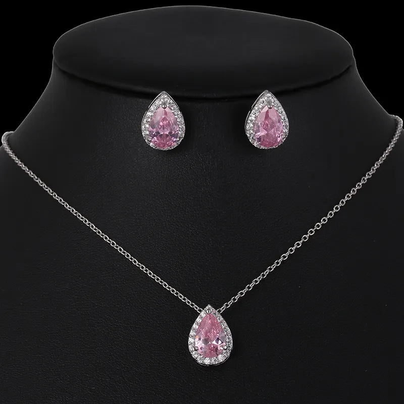 Conjunto de joyería nigeriana con circonita