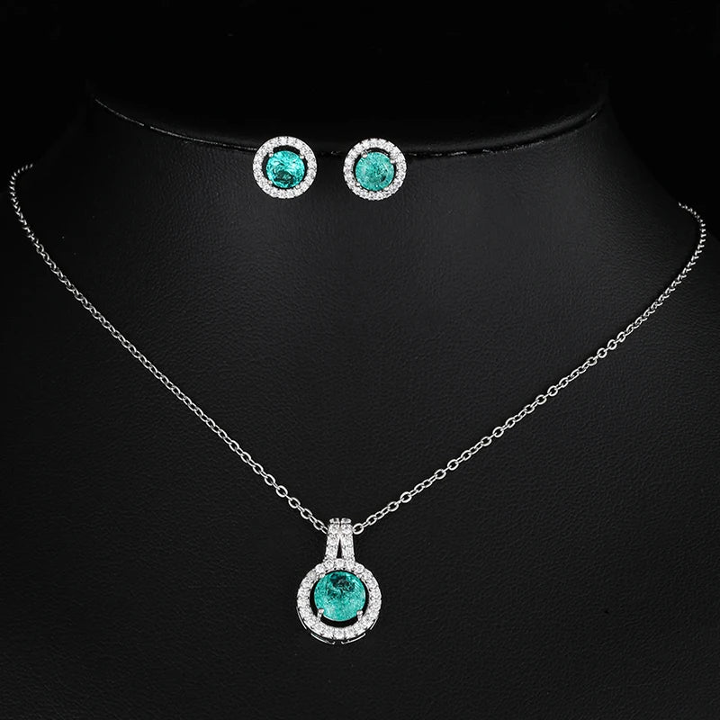 Conjunto de joyería nigeriana con circonita