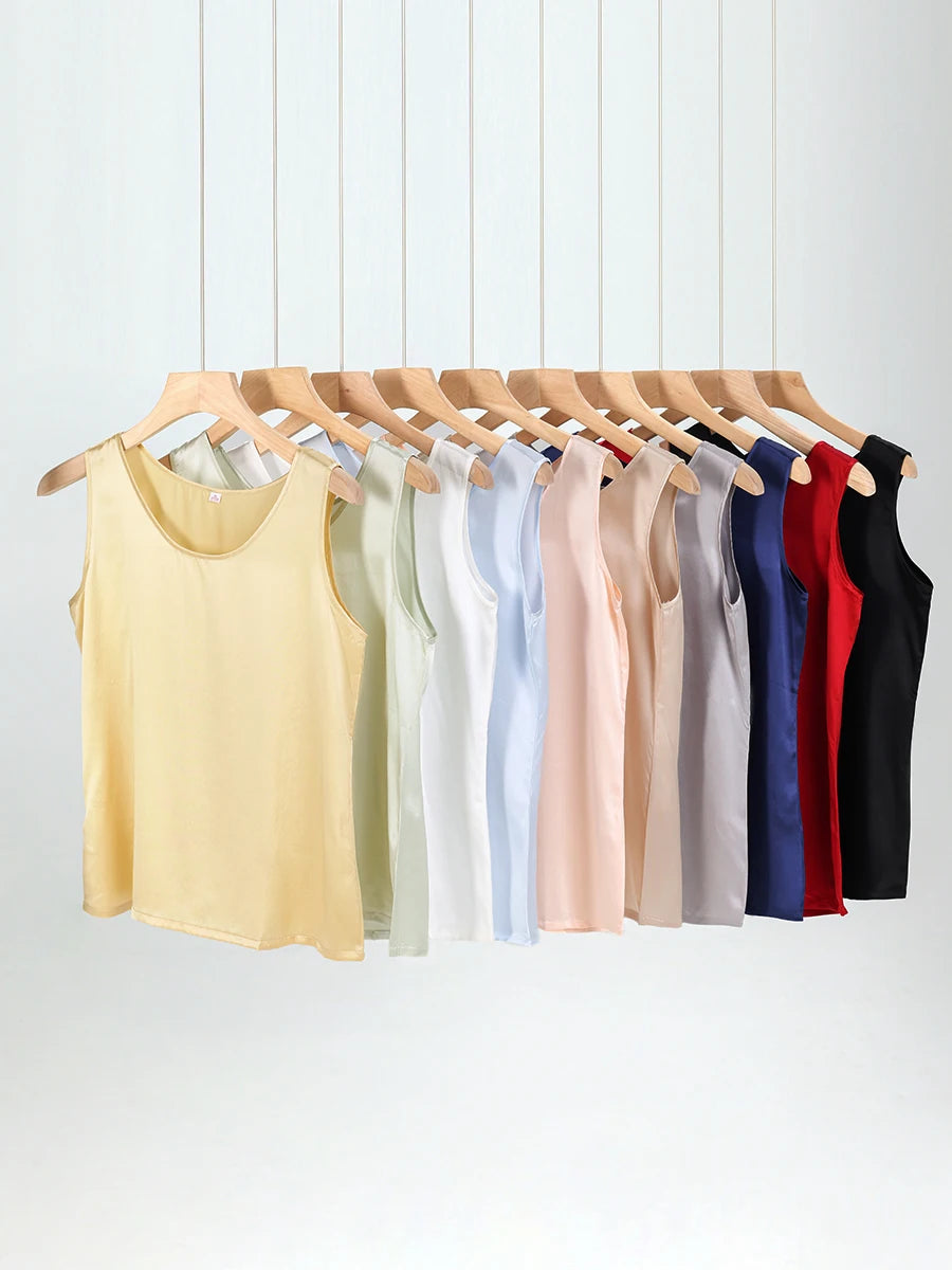 Camiseta básica de seda de SuyaDream.