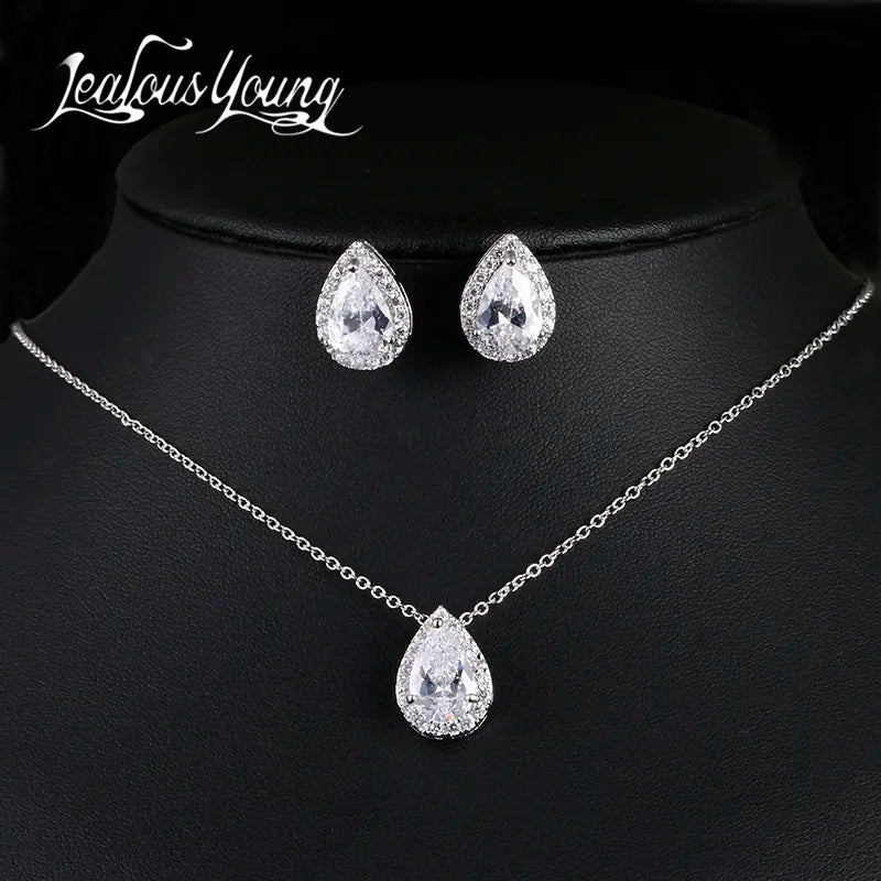 Conjunto de joyería nigeriana con circonita
