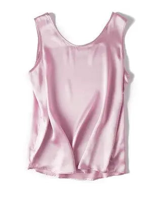 Camiseta básica de seda de SuyaDream.