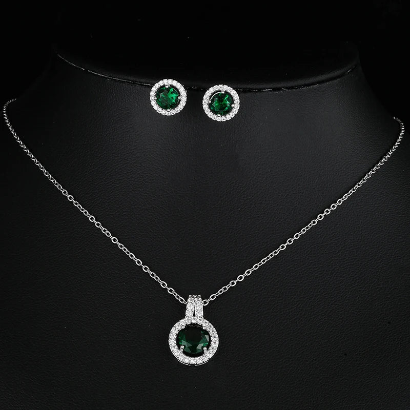 Conjunto de joyería nigeriana con circonita