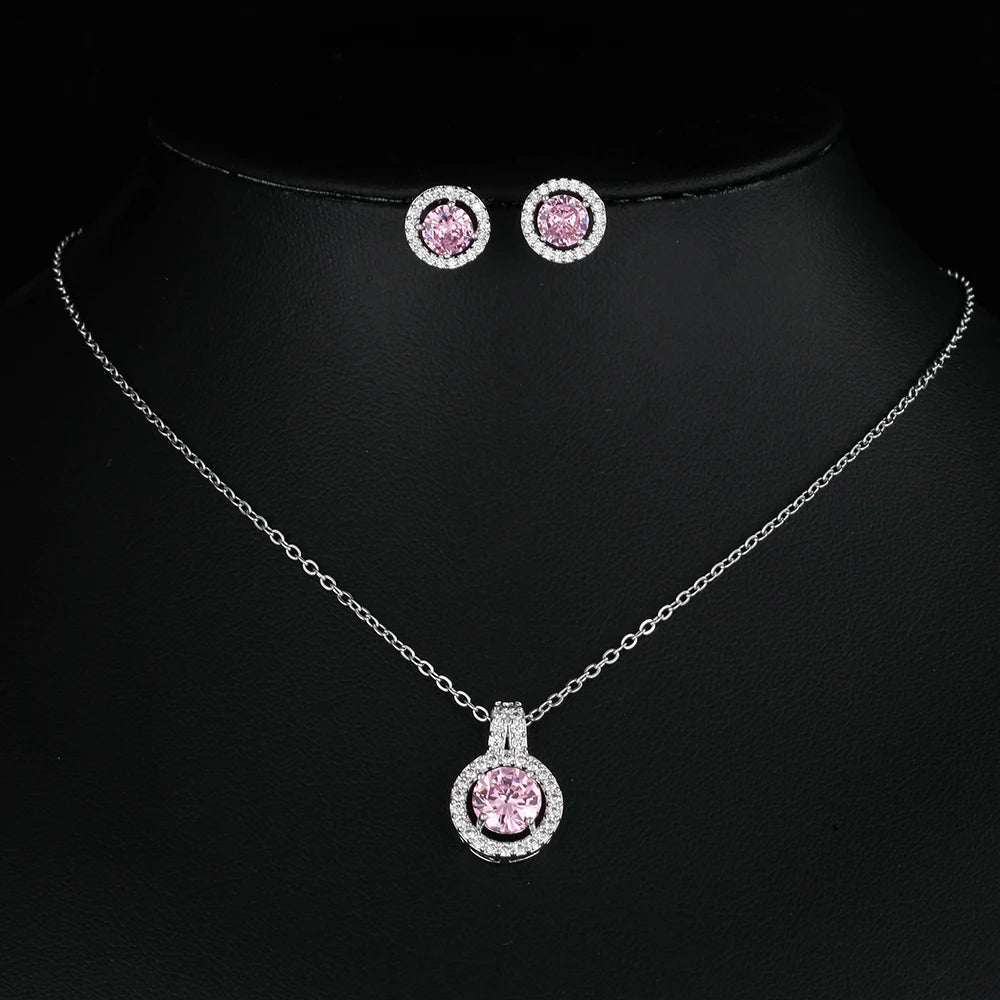 Conjunto de joyería nigeriana con circonita
