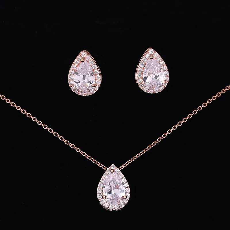 Conjunto de joyería nigeriana con circonita